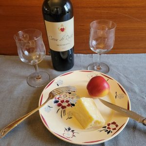 8 Verres à Pied, décor de roses