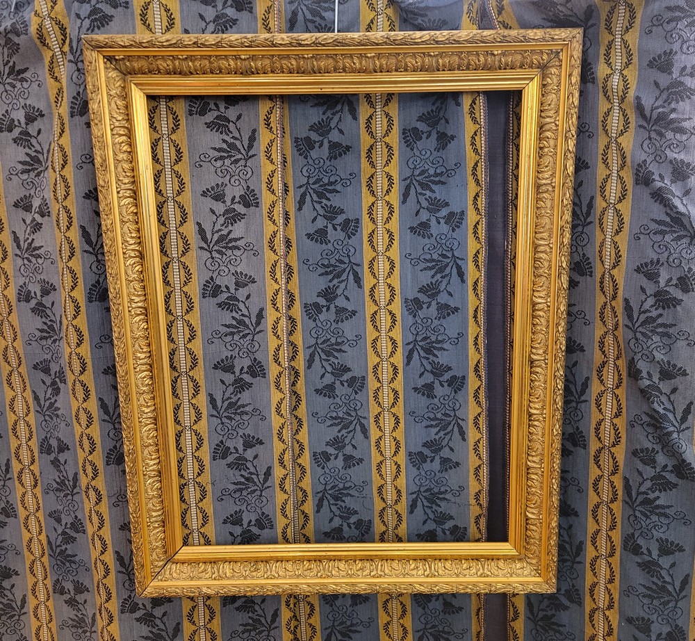 Encadrement Bois & Stuc Doré