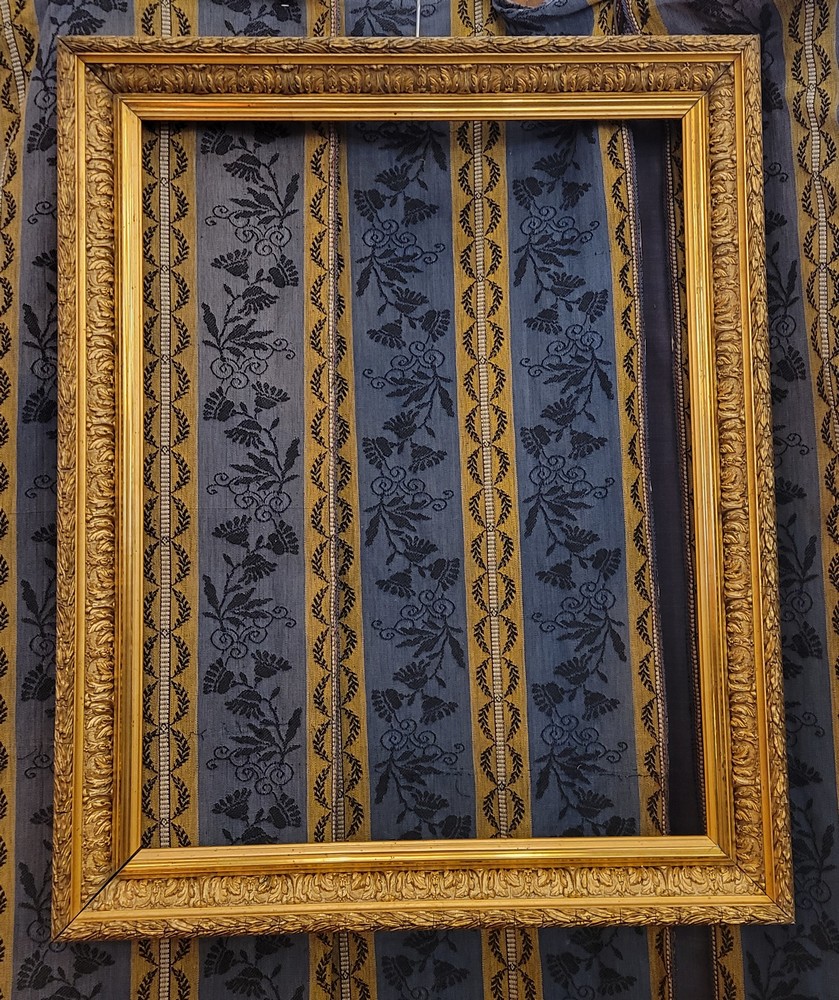 Encadrement Bois & Stuc Doré