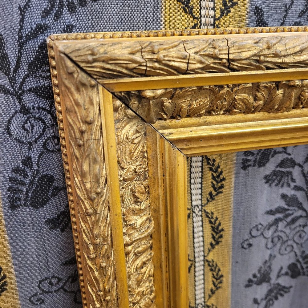 Encadrement Bois & Stuc Doré