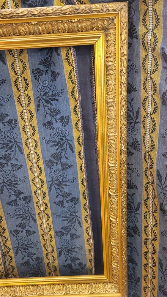 Encadrement Bois & Stuc Doré