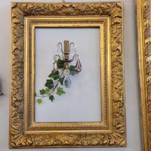 Cadre Ancien Bois Doré