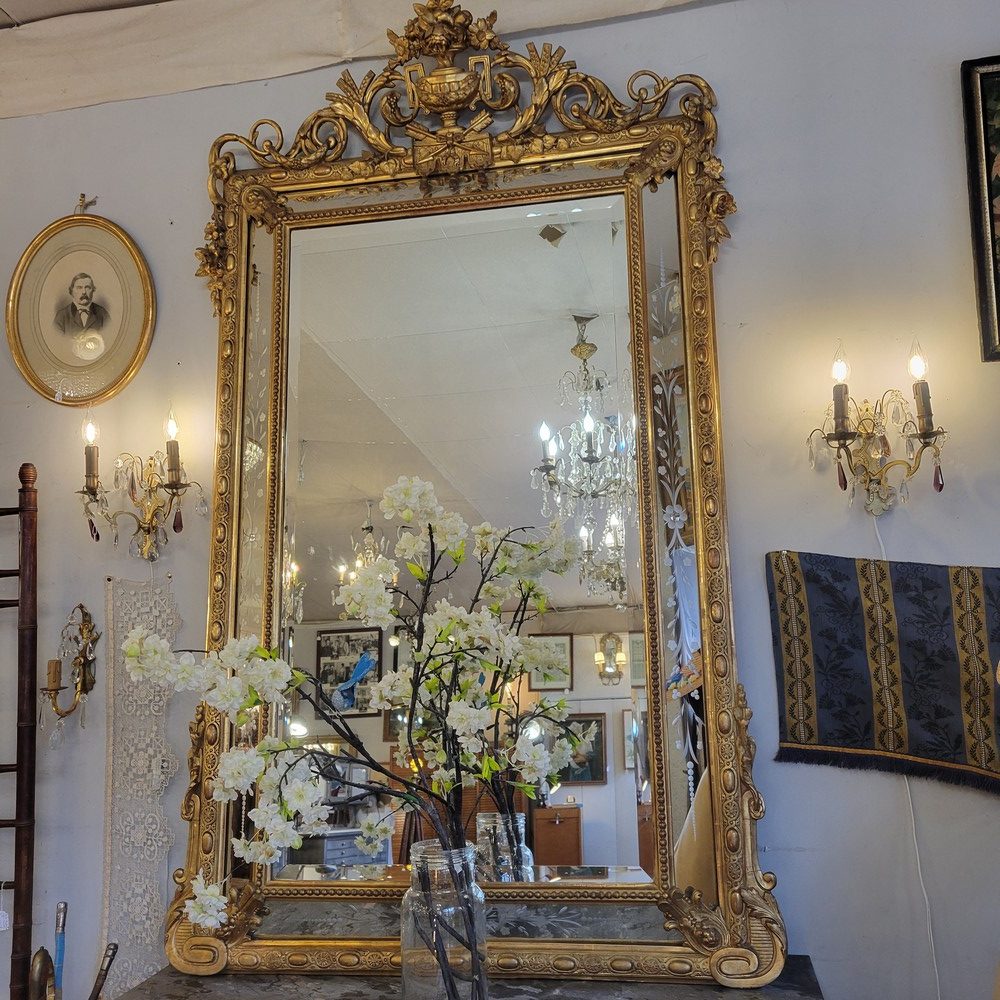 Grand Miroir à Parcloses Napoléon III