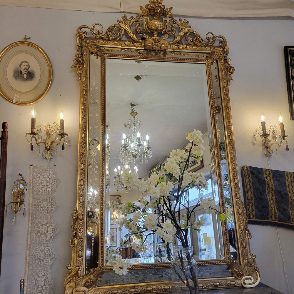 Grand Miroir à Parcloses Napoléon III