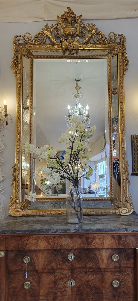 Grand Miroir à Parcloses Napoléon III