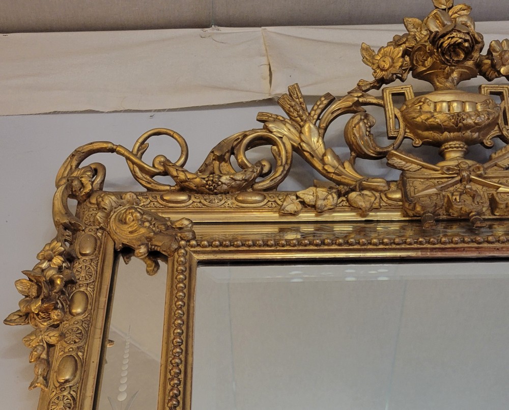 Grand Miroir à Parcloses Napoléon III