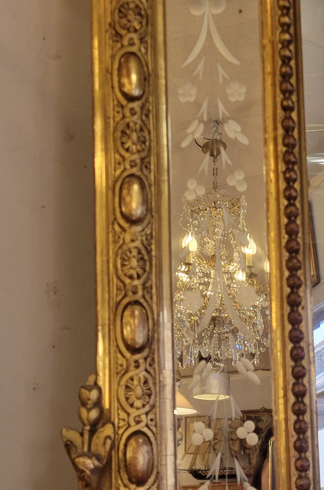 Grand Miroir à Parcloses Napoléon III