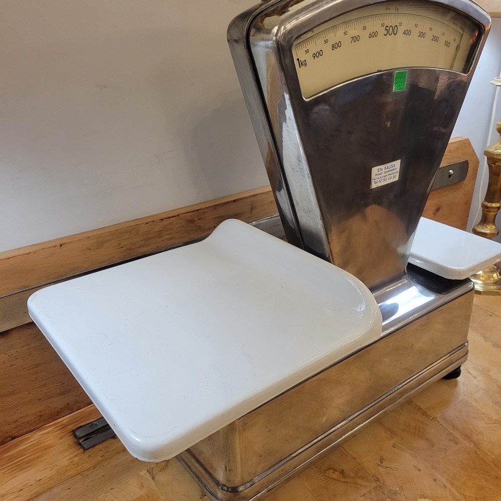 Balance d'épicerie Testut Métal Chromé, XXè