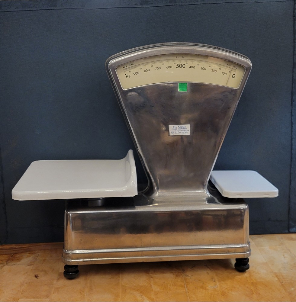 Balance d'épicerie Testut Métal Chromé, XXè