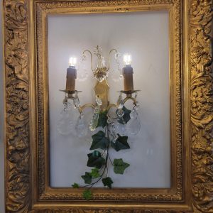 Paire d'Appliques Murales à Pampilles