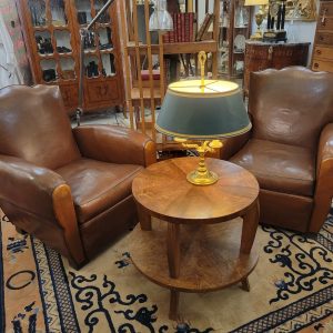 Fauteuils Clubs Moustache Cuir