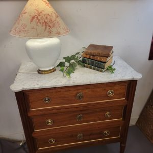 Commode Louis XVI Acajou, Laiton