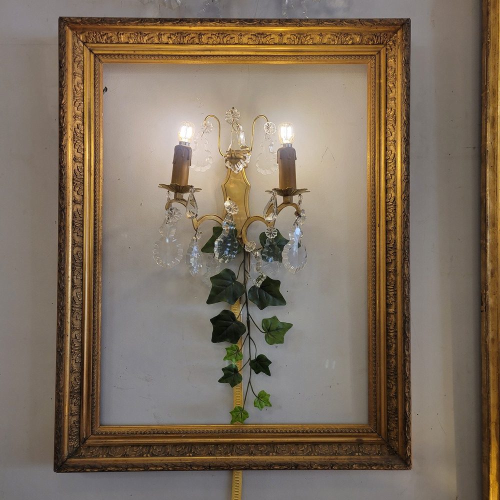 Cadre Ancien Bois Doré