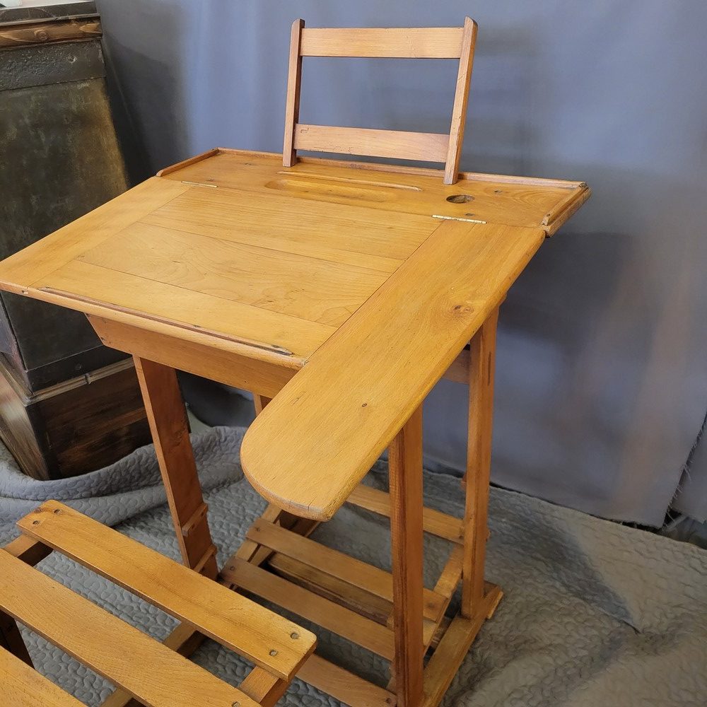 Bureau d'Ecolier Evolutif vintage