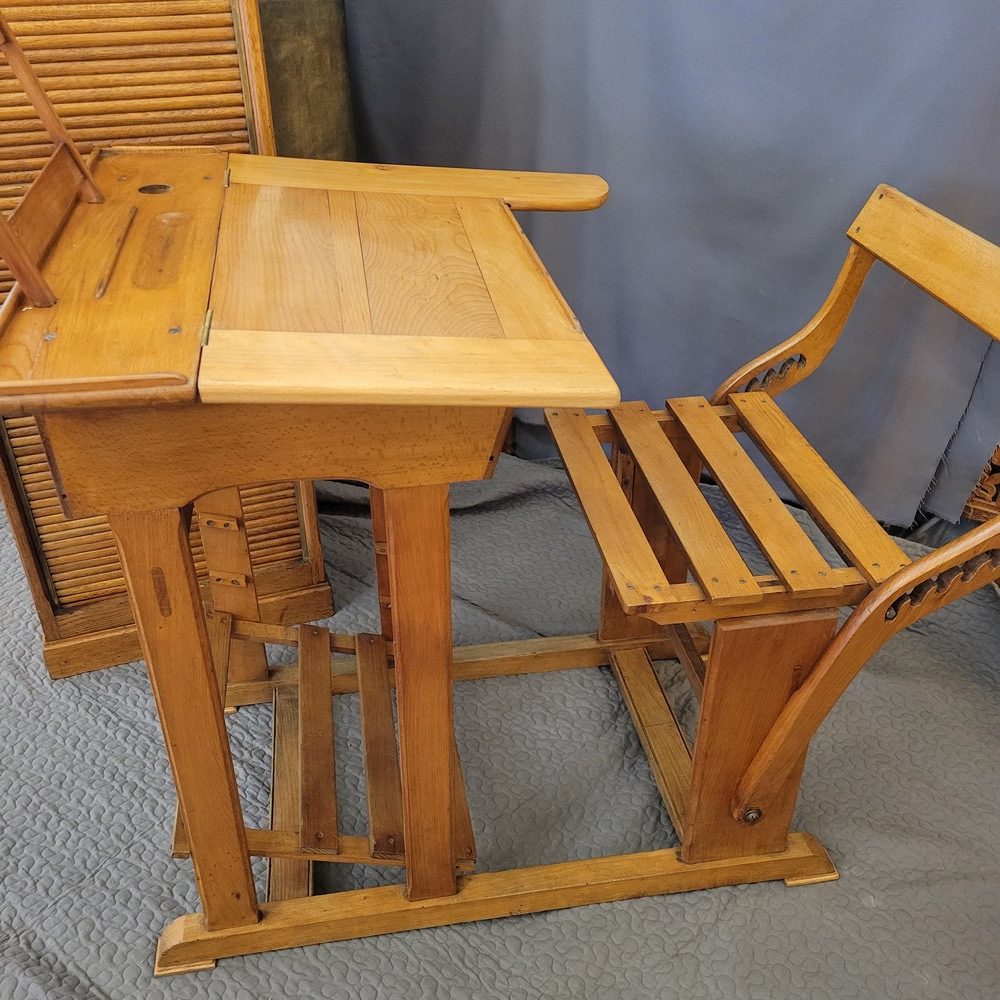 Bureau d'Ecolier Evolutif vintage