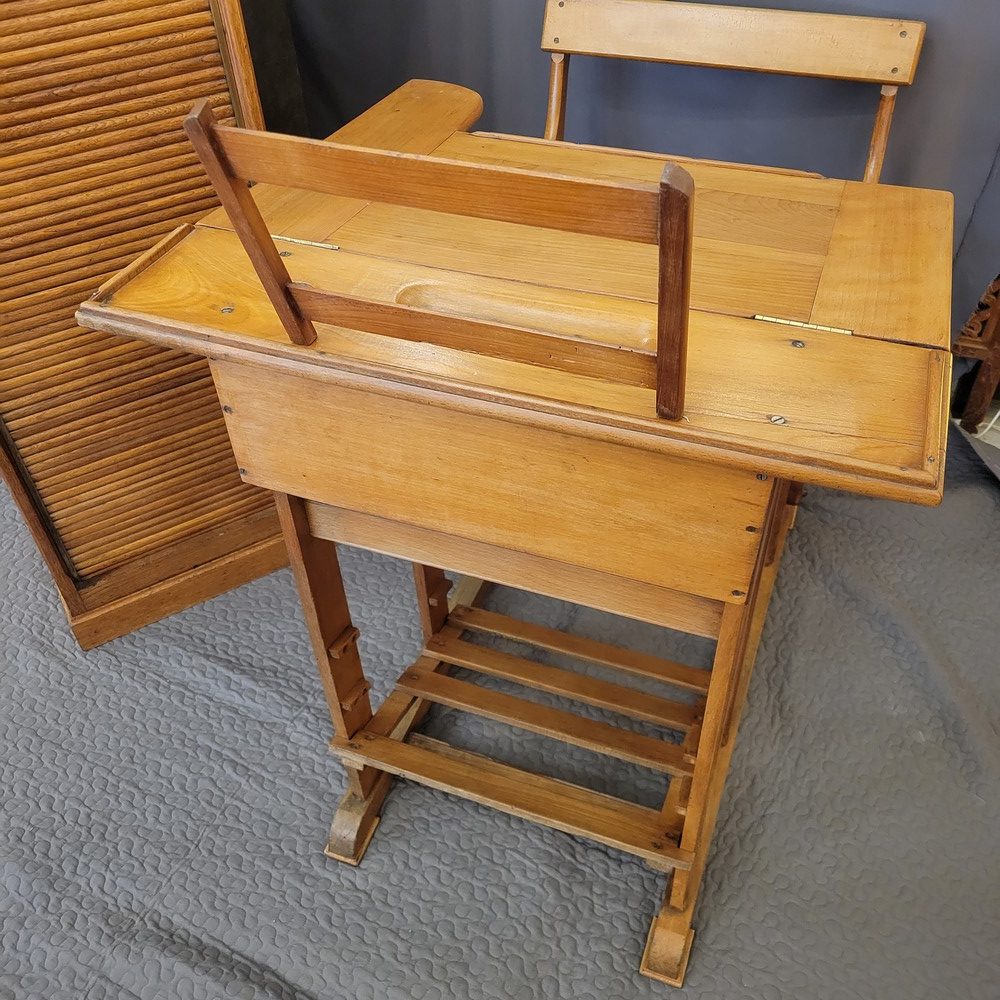Bureau d'Ecolier Evolutif vintage