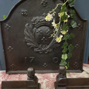 Plaque de Cheminée Fleurs de Lys