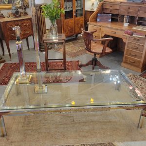 Grande Table Basse en Verre, Design Italien,
