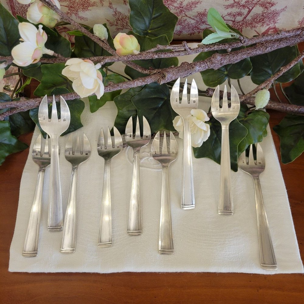 Fourchettes à Huitres Art-Déco, Ravinet-Denfert