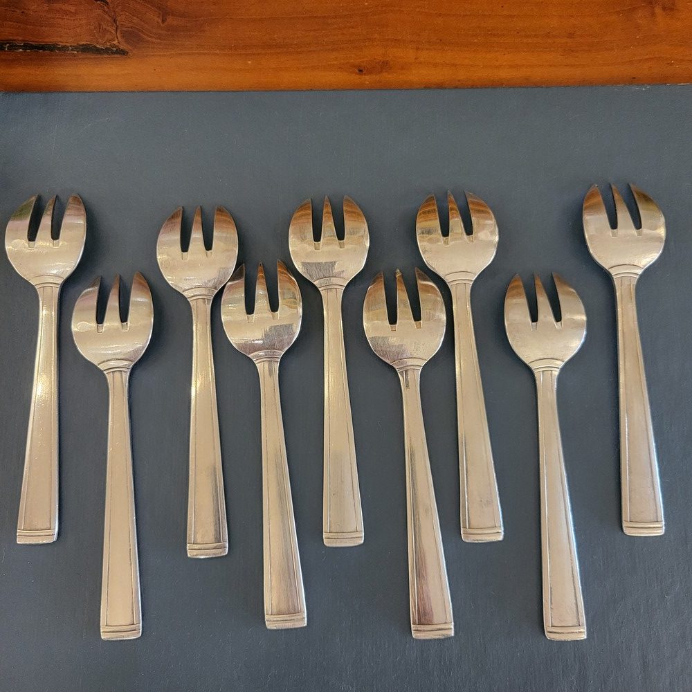 Fourchettes à Huitres Art-Déco, Ravinet-Denfert