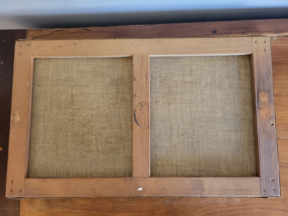 Jeté de Fleurs, Huile sur toile Ancienne