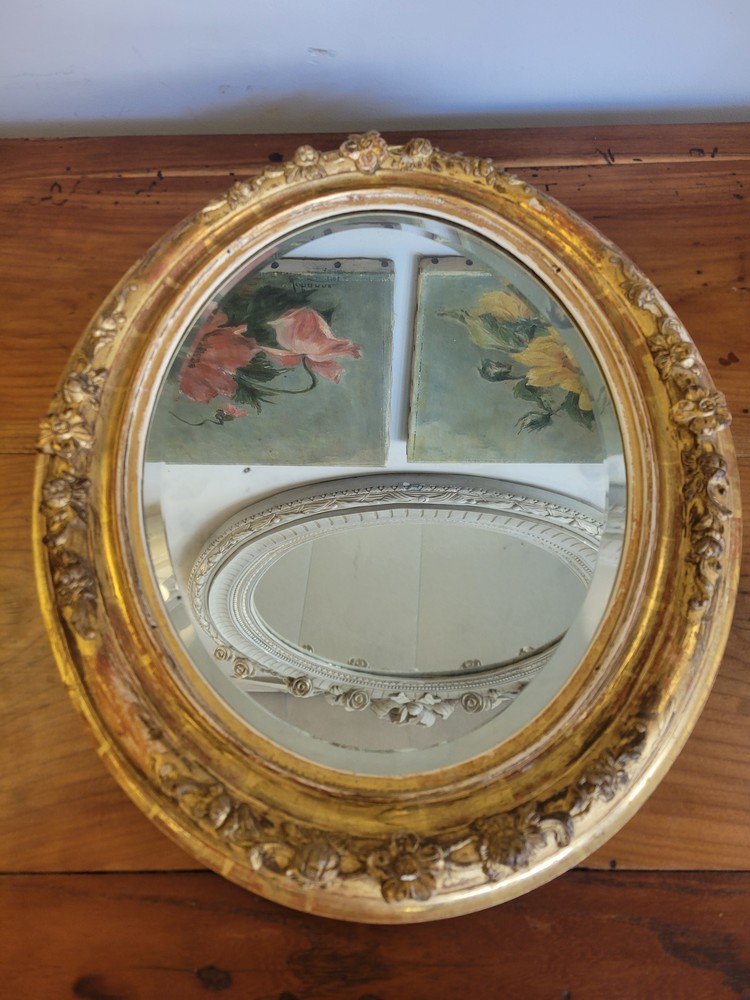 Petit Miroir Ovale, Style Louis Philippe