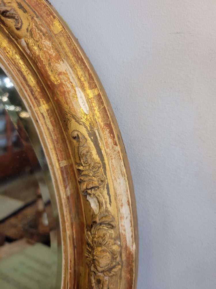 Petit Miroir Ovale, Style Louis Philippe