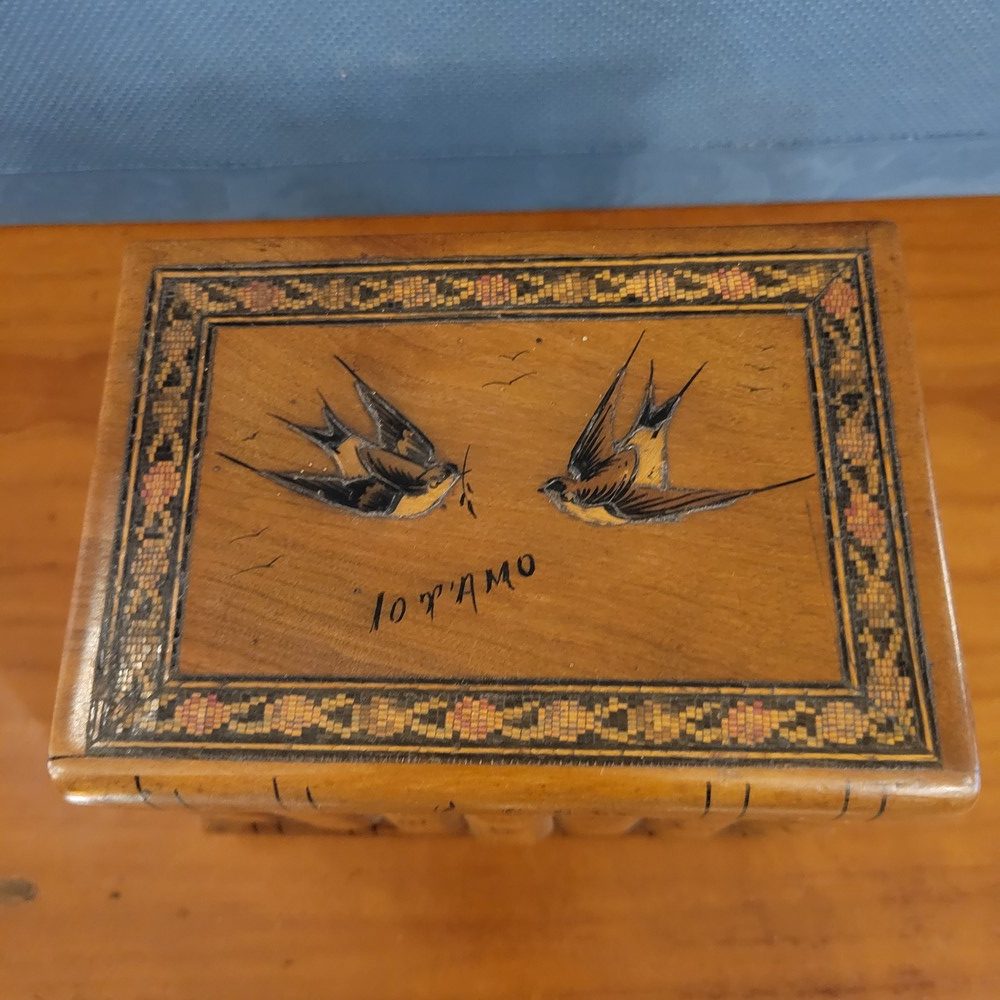 Boite à Secret, Décor Hirondelles