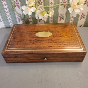 Boite à Bijoux Acajou, Laiton