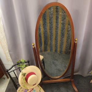 Miroir Psyché Ancien, en Acajou