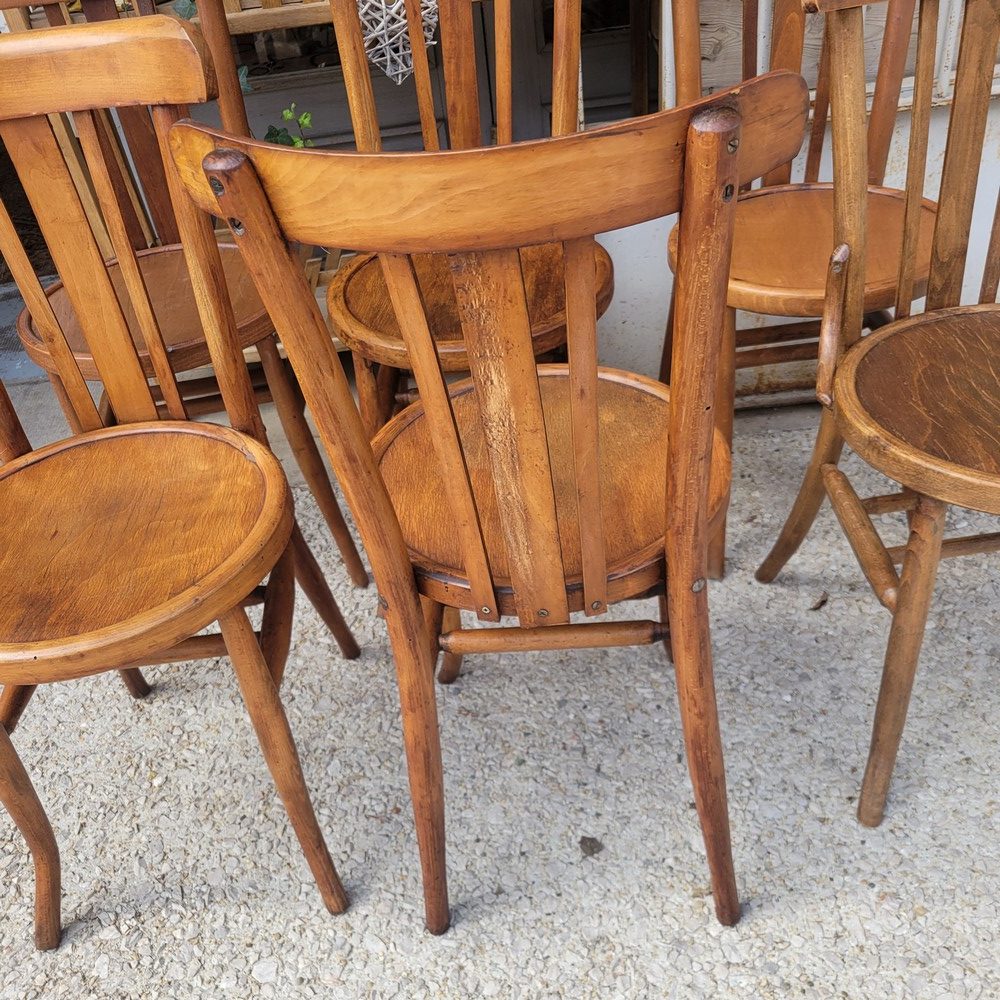 12 Chaises Bistrot anciennes