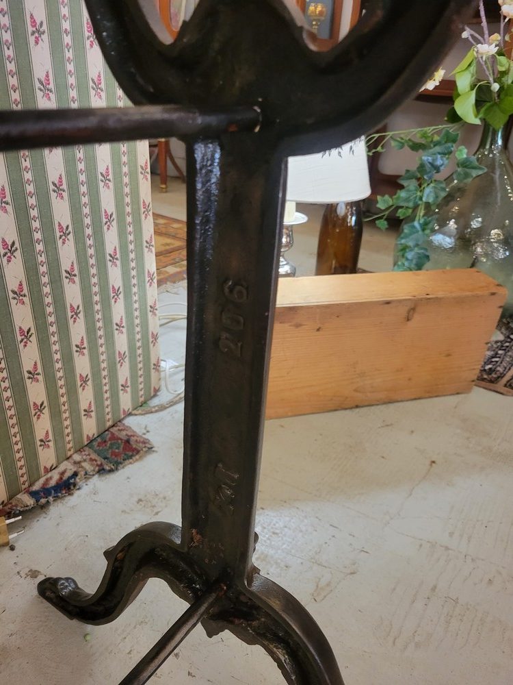 Table Bistrot Ancienne Marbre Rouge