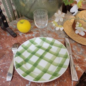 Vaisselle Vintage Verte Faïence Orchies