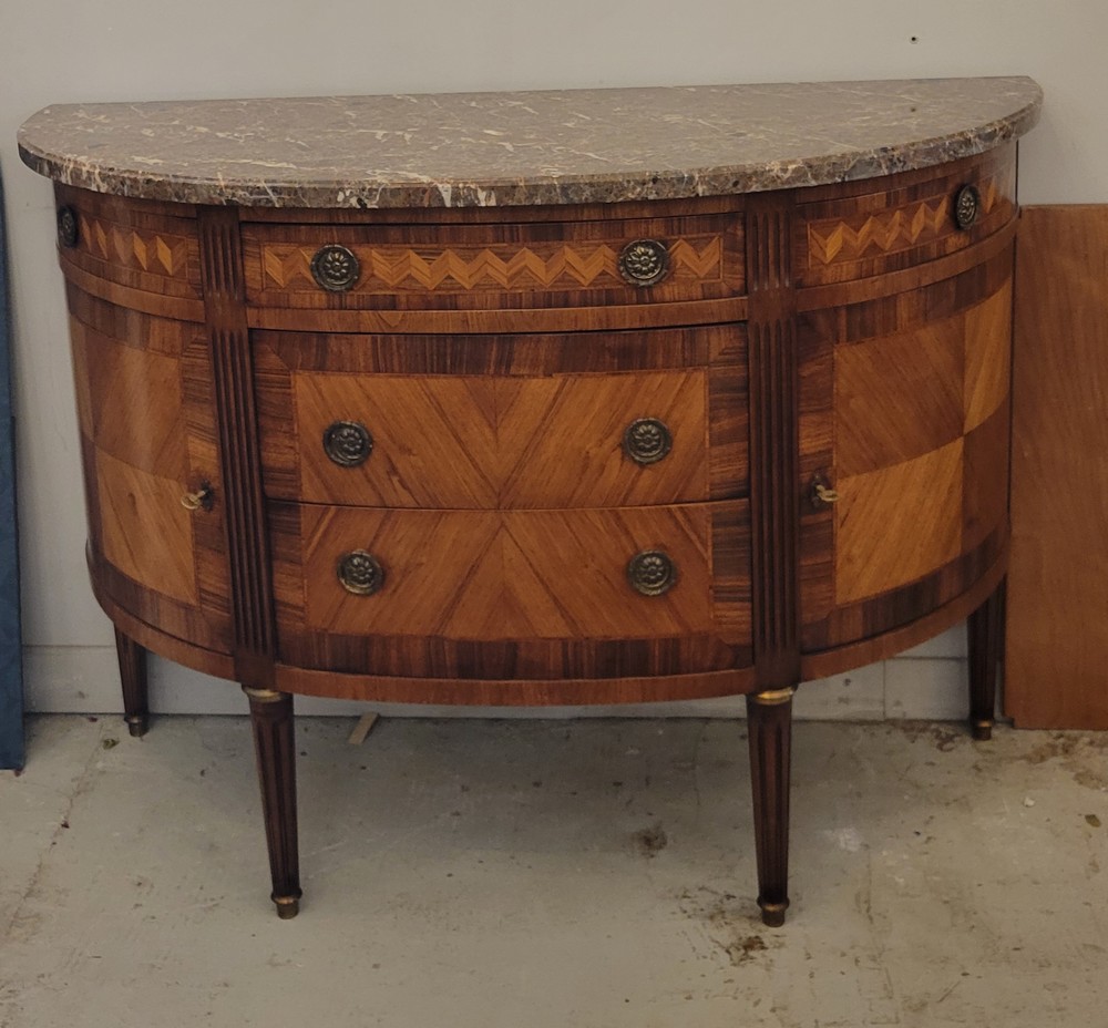 Commode Demi-Lune Louis XVI