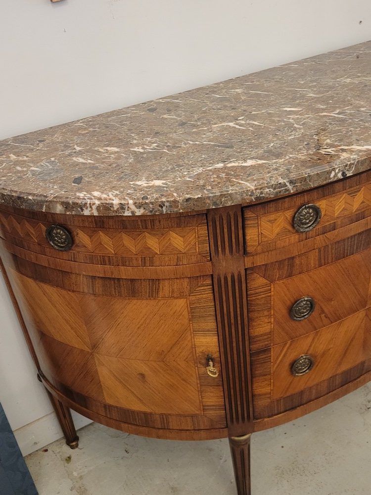 Commode Demi-Lune Louis XVI