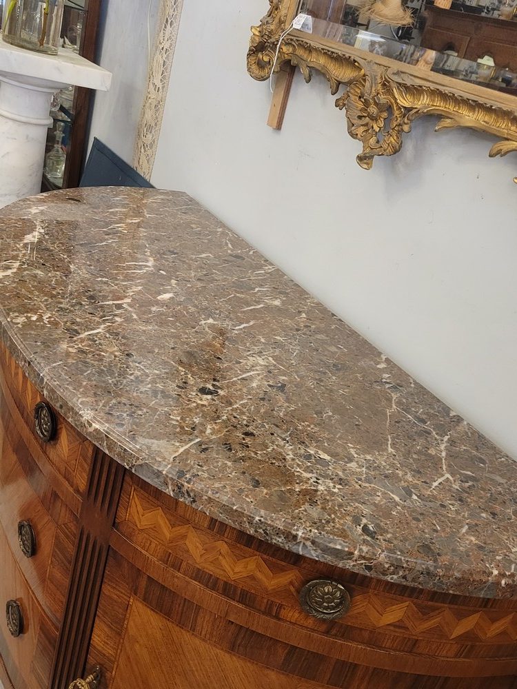 Commode Demi-Lune Louis XVI