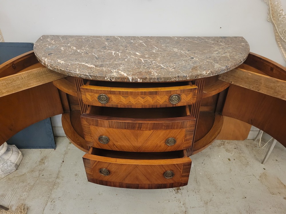 Commode Demi-Lune Louis XVI