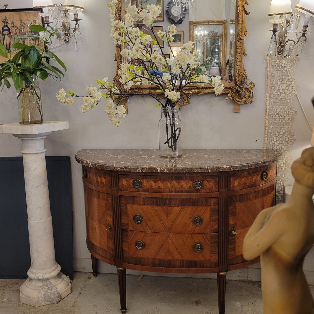 Commode Demi-Lune Louis XVI