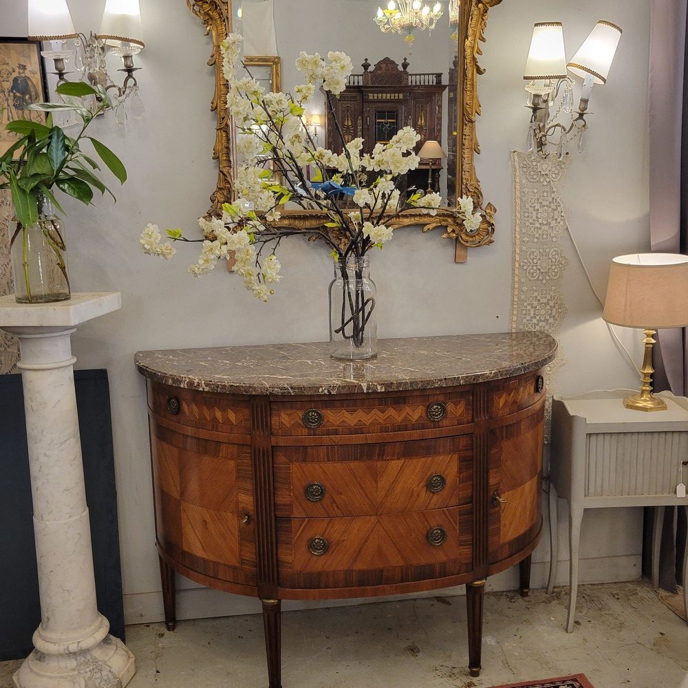 Commode Demi-Lune Louis XVI