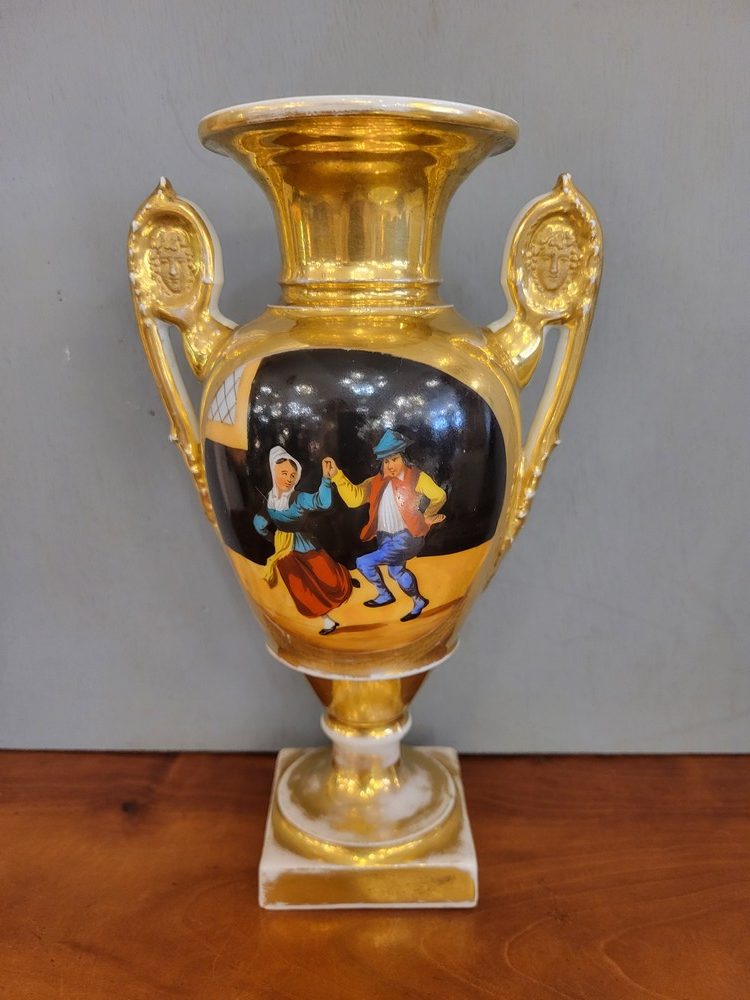Petit Vase Médicis porcelaine de Paris