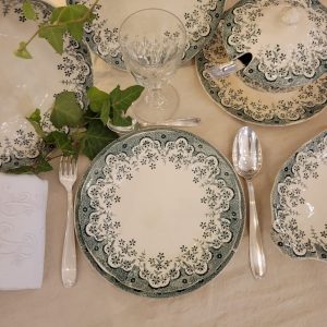 Service de Table, Modèle Manille Faïence Sarreguemines