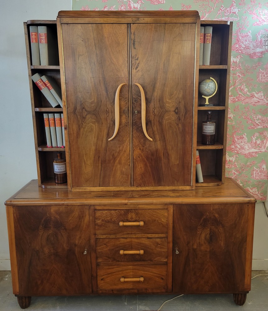 Ensemble Bureau et Bibliothèque  Style Art-Déco