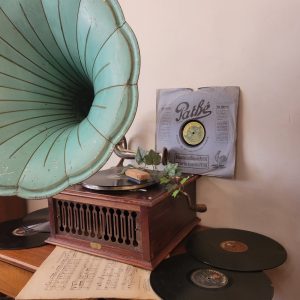 Phonographe à Pavillon Ancien Pathé