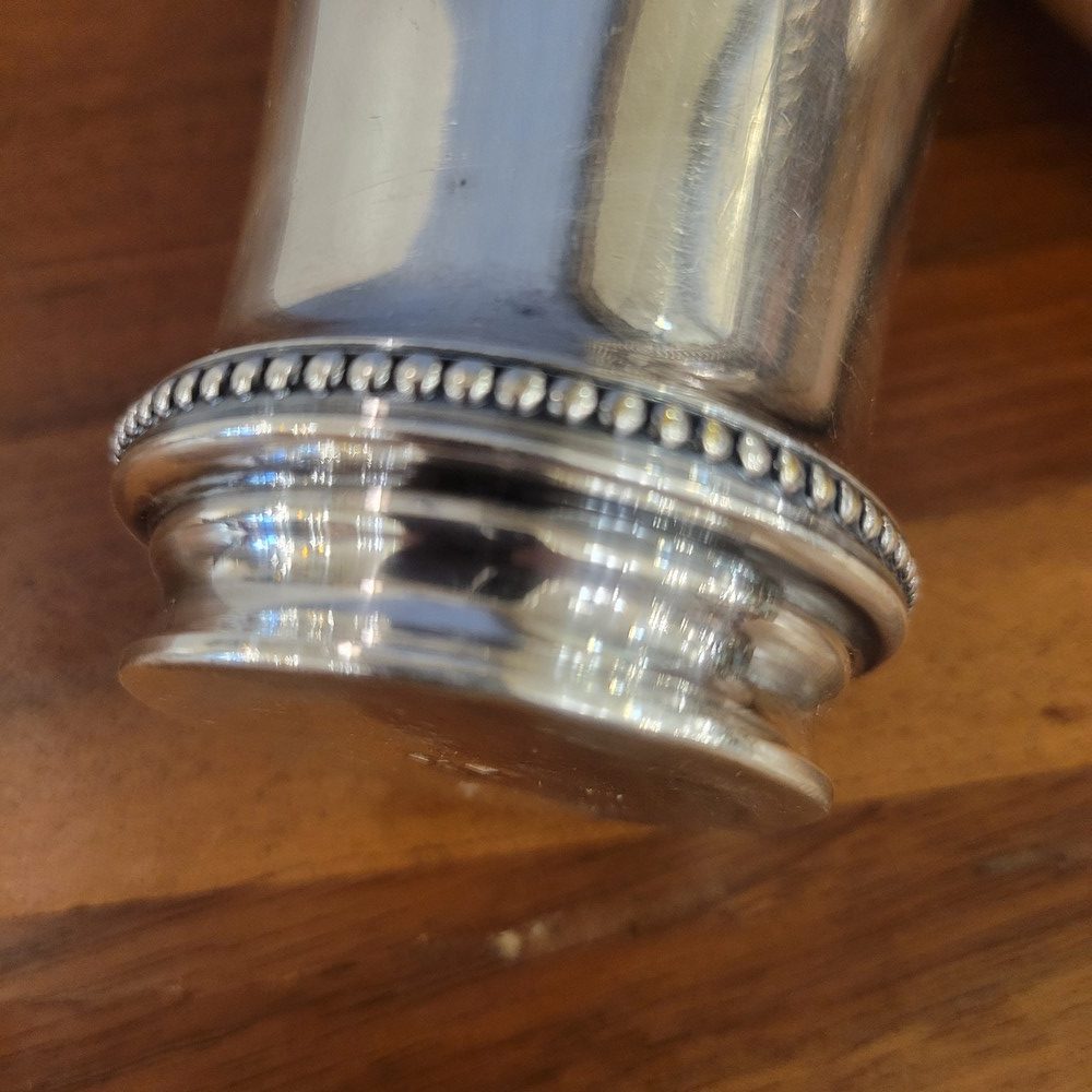 Timbale Métal Argenté, Perles